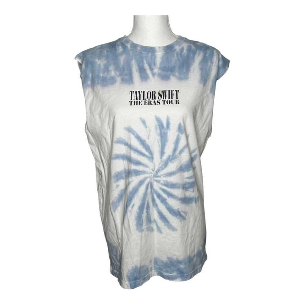 Taylor Swift The Eras Tour Tank Top Sleeveless Tie Dye Oversized Merch Small